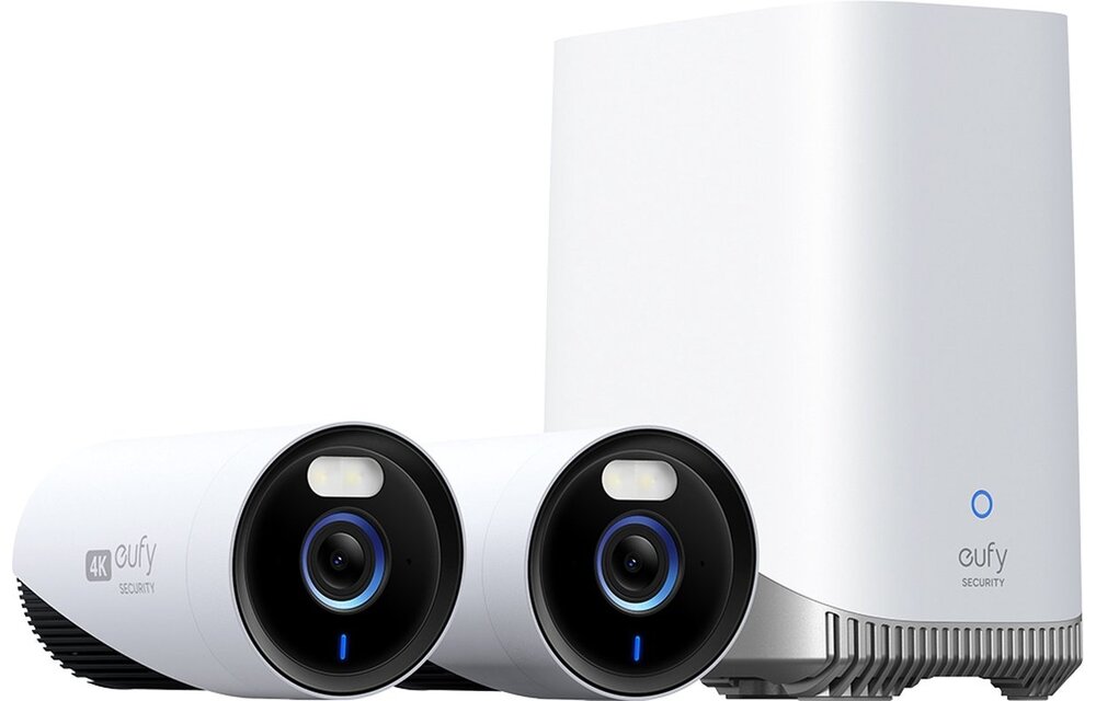 Eufy eufyCam E330 2-Cam Kit (2 camera's + HomeBase 3) - Beveiligingscamera