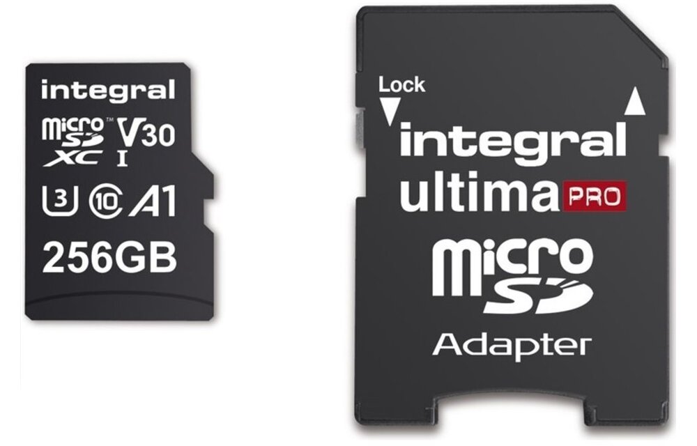Integral Micro SDXC 256GB (V30) - Micro SD kaart