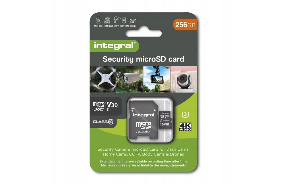 Integral Micro SDXC 256GB (V30) - Micro SD kaart