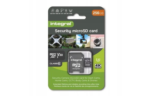 Integral Micro SDXC 256GB (V30) - Micro SD kaart