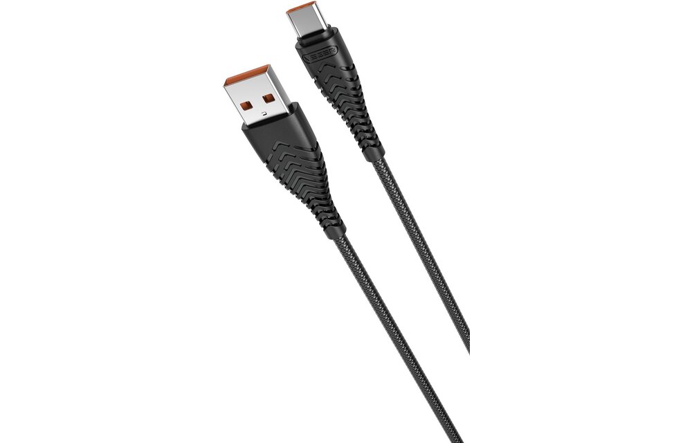 Veger V104 USB-A naar USB-C kabel 1.2m Nylon