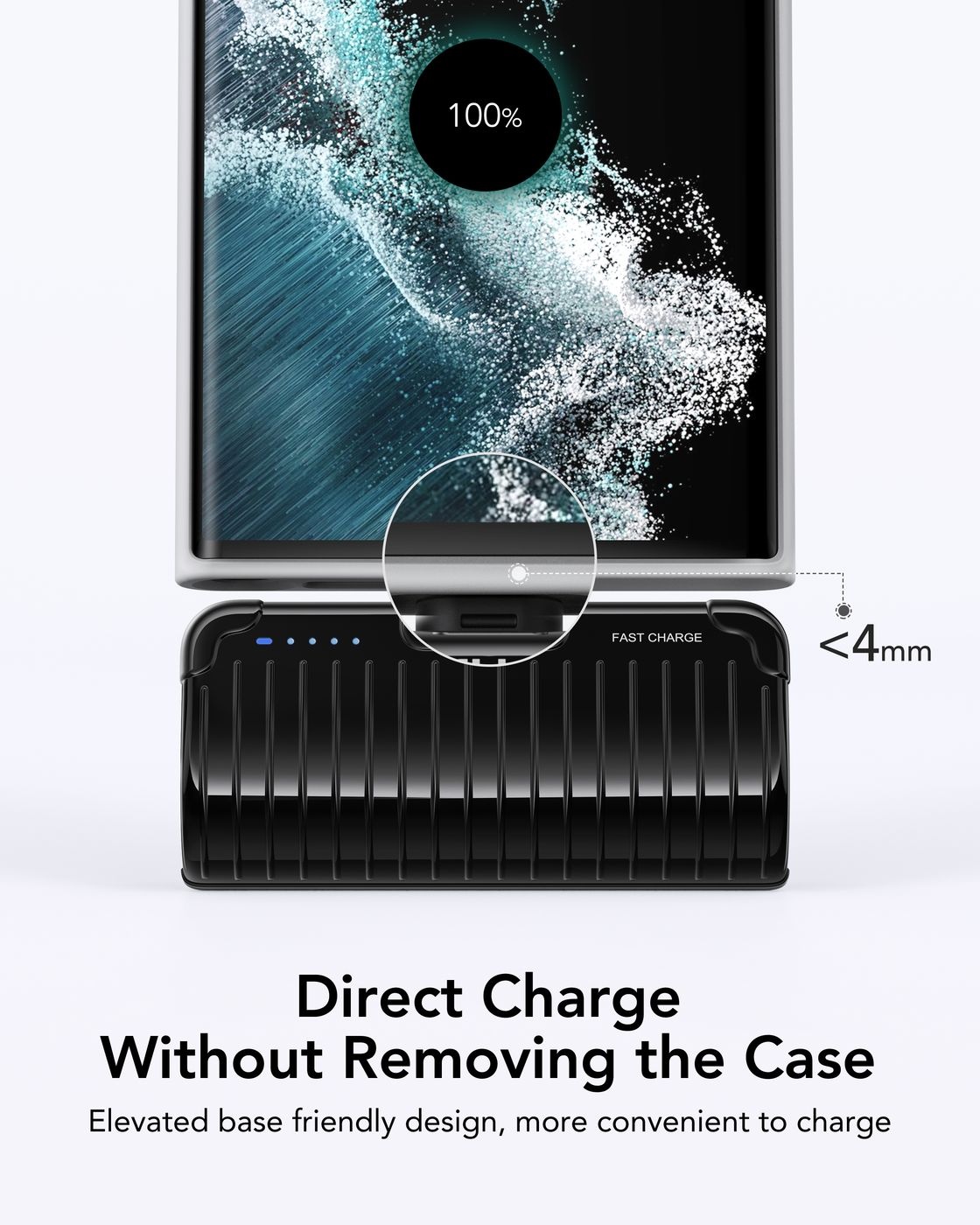 Veger PlugOn Pro-C W0558 5000mAh Zwart - Powerbank