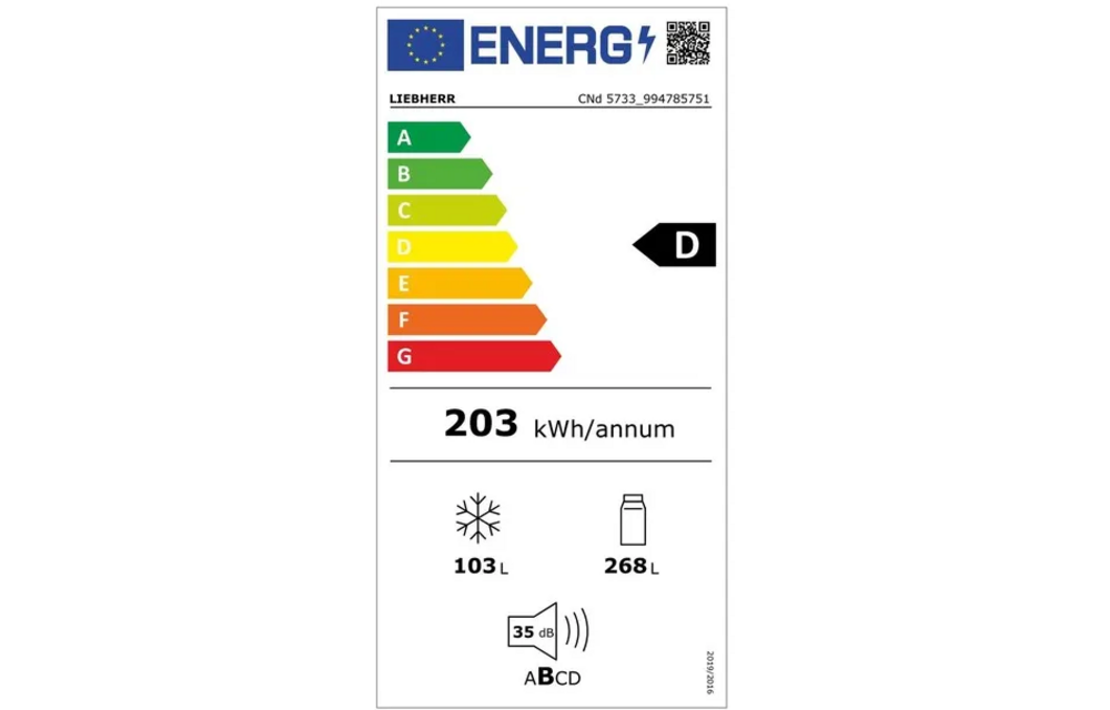 Liebherr CND 5733-20 Plus - Koel-vriescombinatie