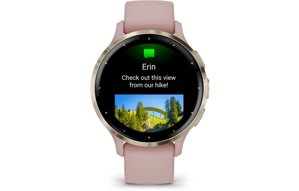 Garmin Venu 3S Goud/Roze - Smartwatch