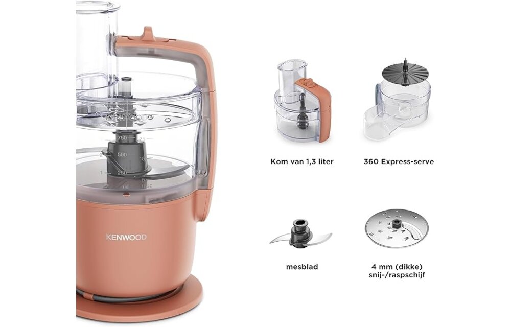 Kenwood MultiPro Go FDP22.130RD - Foodprocessor