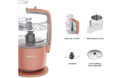 Kenwood MultiPro Go FDP22.130RD - Foodprocessor