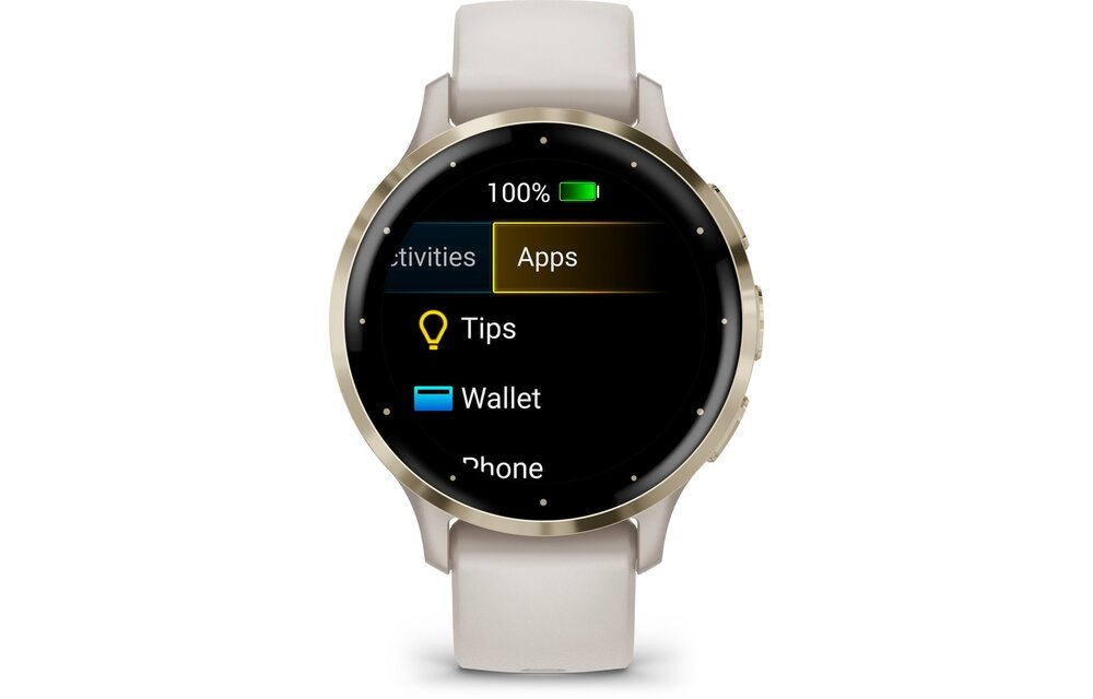 Garmin Venu 3S Goud/Wit - Smartwatch