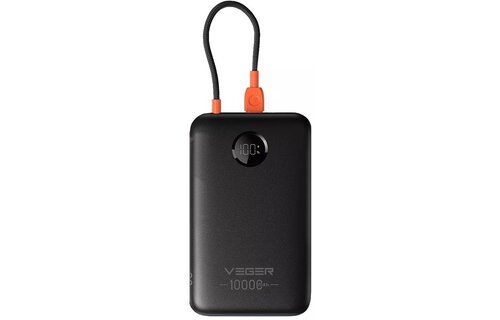 Veger K1C W1189 10.000 mAh Zwart - Powerbank
