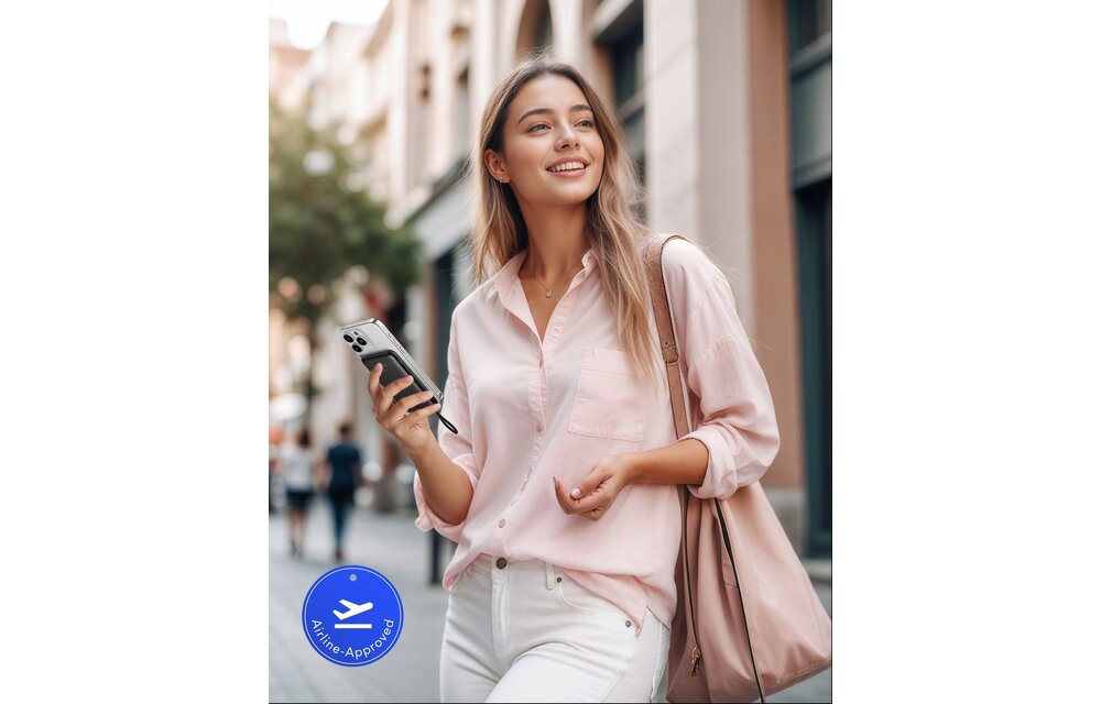 Veger K1C W1189 10.000 mAh Zwart - Powerbank