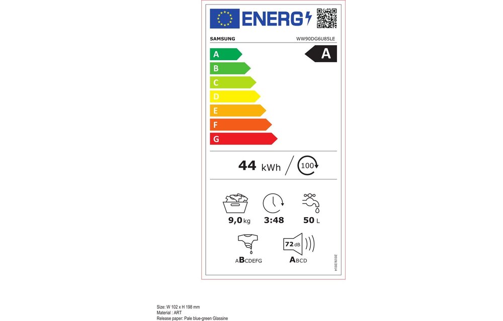 Samsung WW90DG6U85LEU - Wasmachine