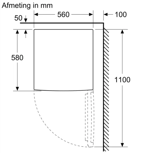 Bosch KTL15NWEA - Tafelmodel koelkast