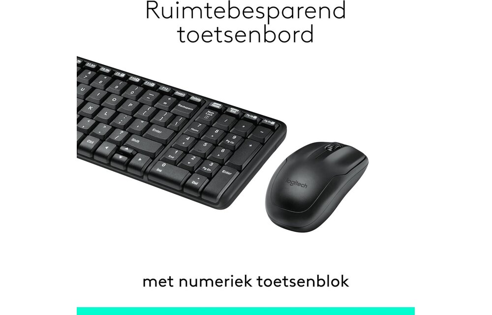 Logitech MK220 Wireless Combo - Toetsenbord + muis set