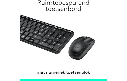 Logitech MK220 Wireless Combo - Toetsenbord + muis set