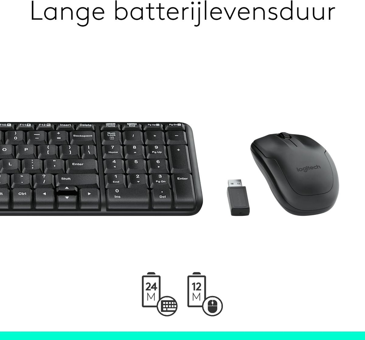 Logitech MK220 Wireless Combo - Toetsenbord + muis set
