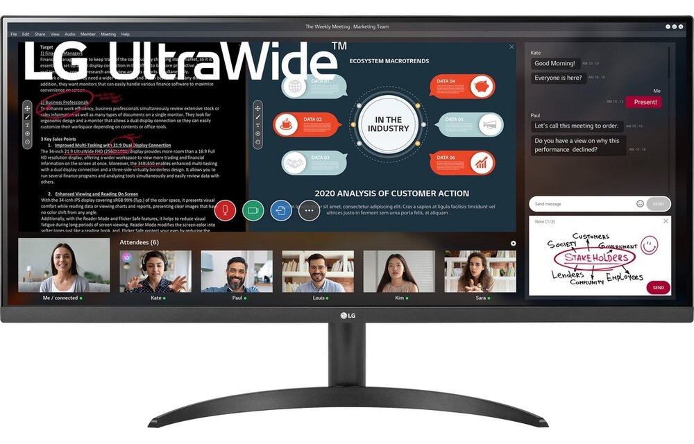 LG 34WP500-B.AEU - Monitor