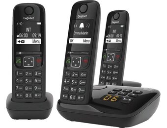 Gigaset AS690A Trio Zwart - Dect telefoon