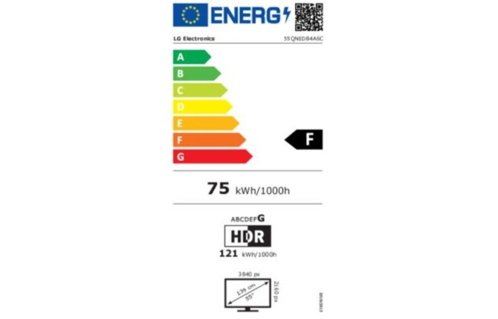 LG 55QNED84A6C (2025) - QNED TV
