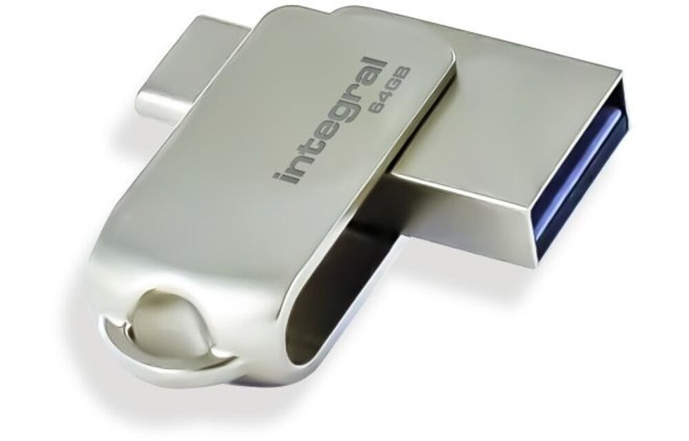 Integral 360-C Dual USB-C & USB 3.0 64GB - USB-stick
