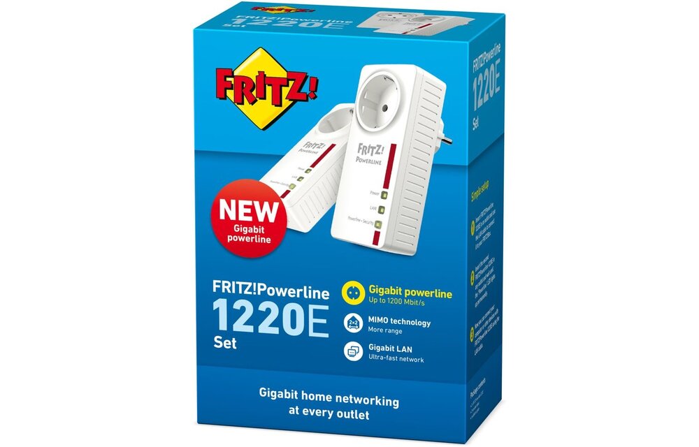 AVM FRITZ!Powerline 1220E Set - Powerline adapter