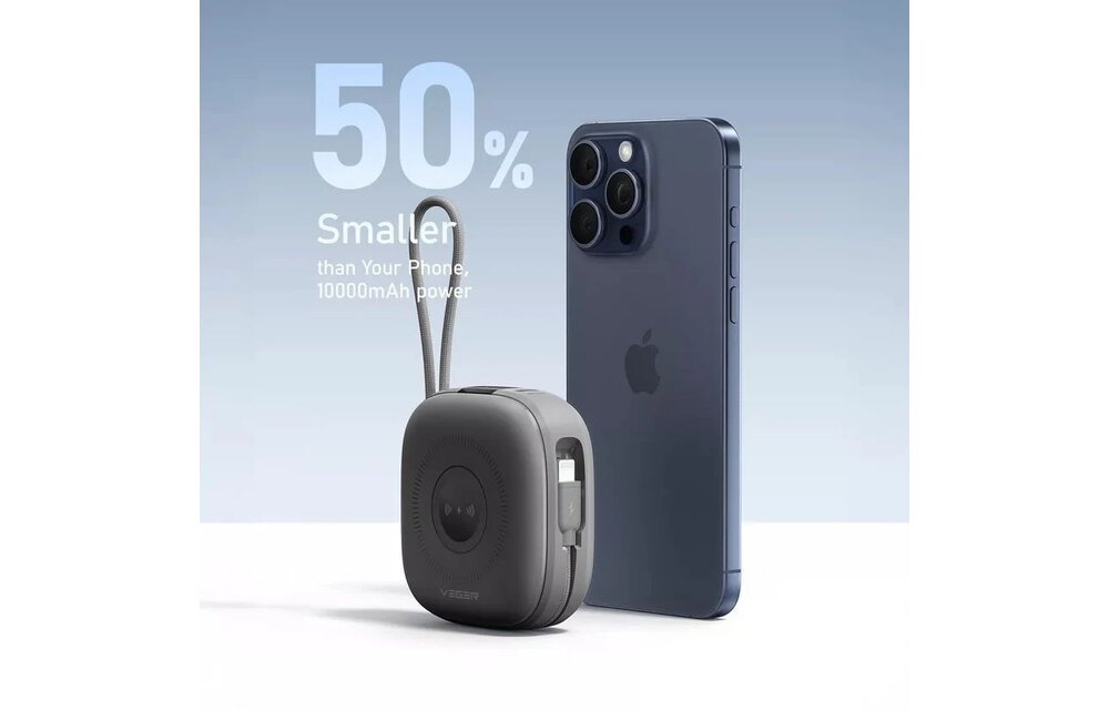 Veger MagCore W1185 10.000 mAh Powerbank - Powerbank