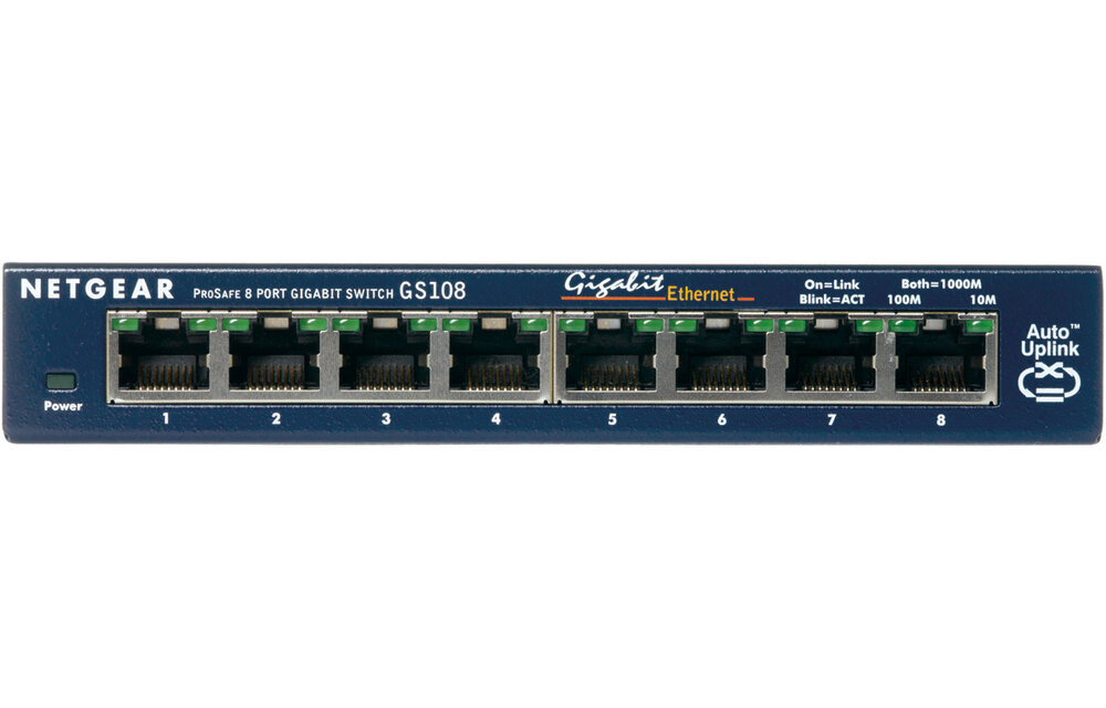 Netgear Prosafe GS108 - Netwerk switch