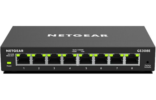 Netgear GS308E-100PES - Netwerk switch