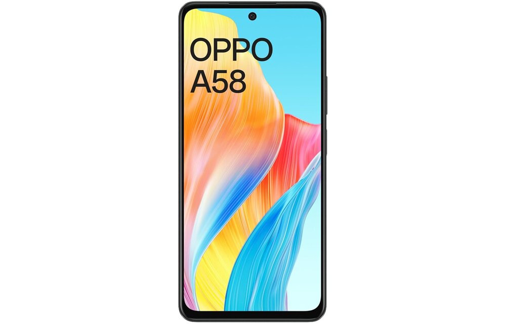 OPPO A58 128GB Glowing Black - Mobiele telefoon