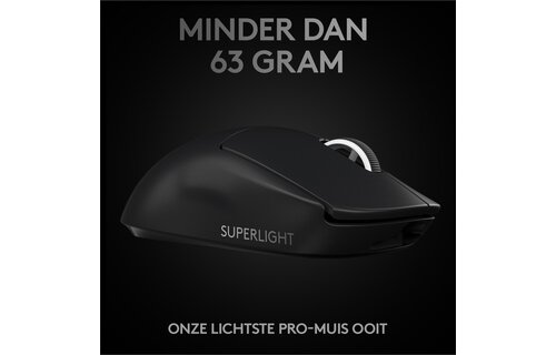 Logitech G Pro X Superlight Zwart - Gaming Muis