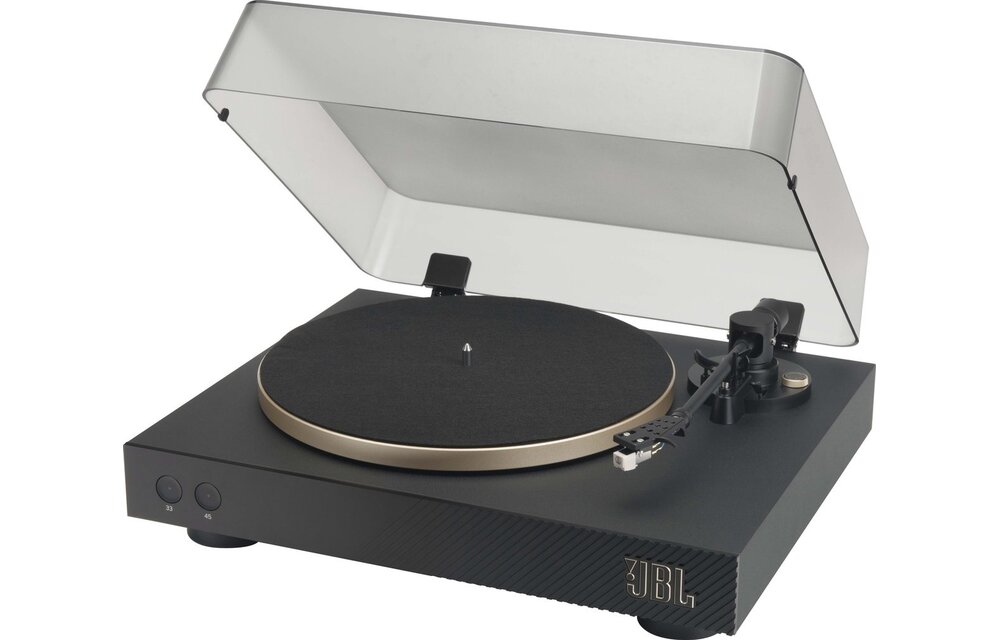 JBL Spinner BT Zwart/Goud - Platenspeler