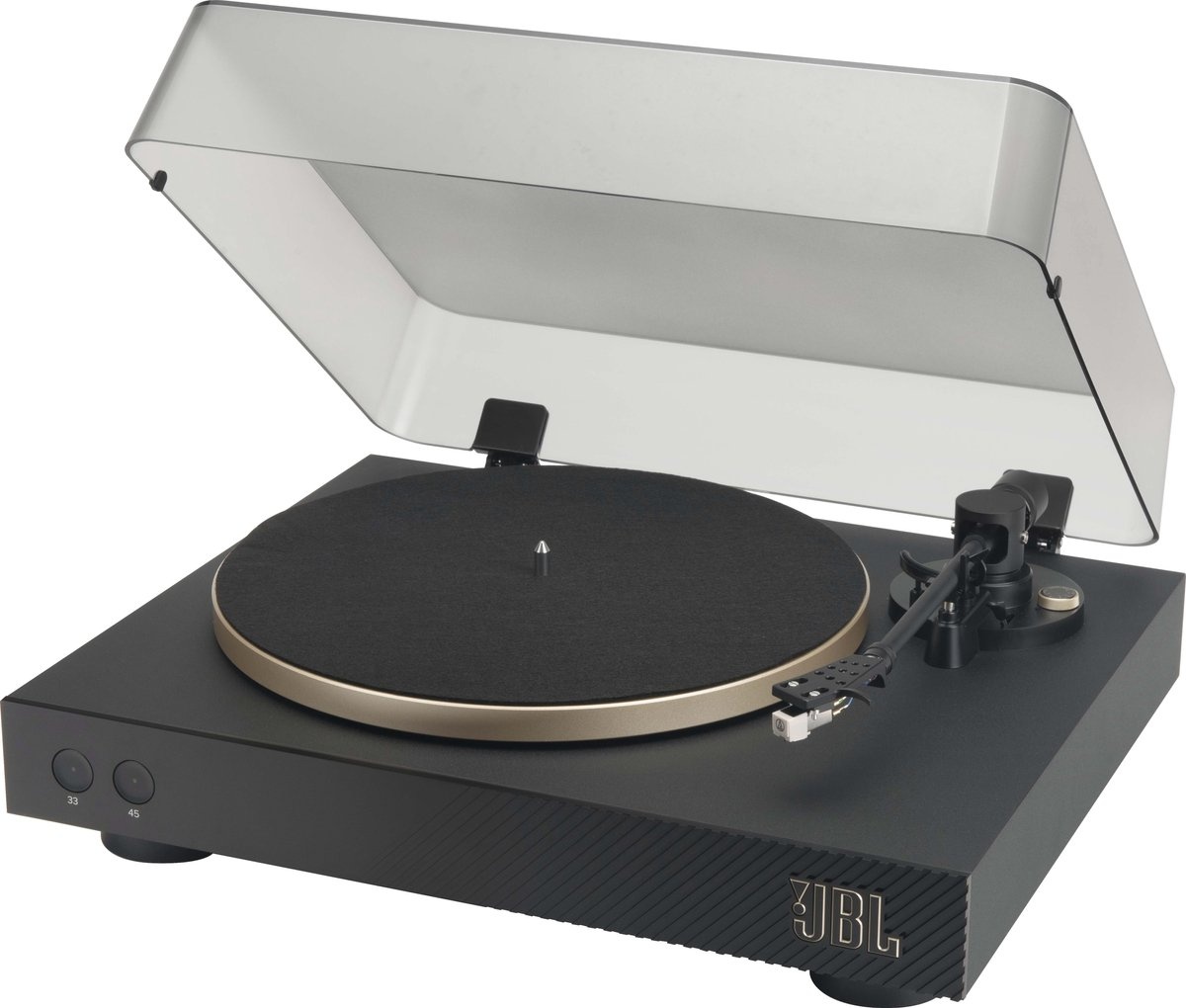 JBL Spinner BT Zwart/Goud - Platenspeler