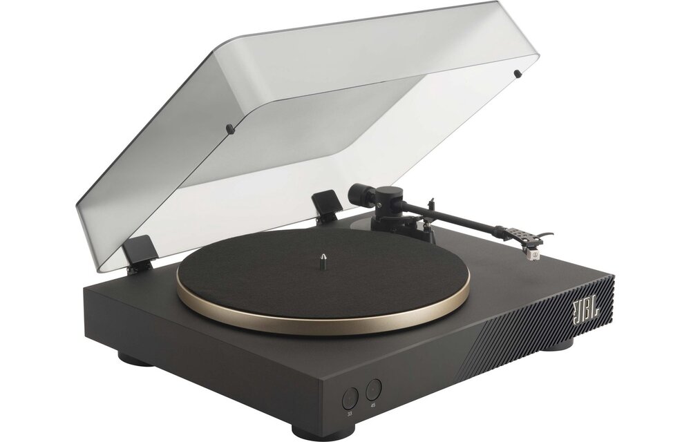 JBL Spinner BT Zwart/Goud - Platenspeler