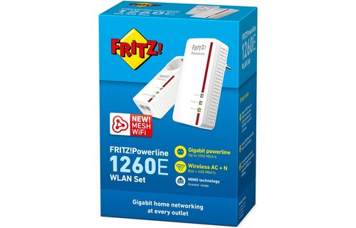 AVM FRITZ!Powerline 1260E WLAN Set - Powerline adapter
