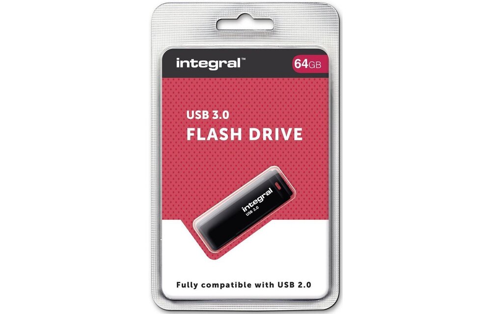 Integral Black USB 3.0 64GB - USB-stick