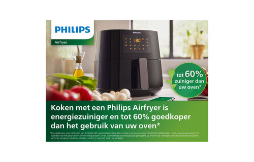Philips Airfryer Connected HD9255/60 Grijs - Hetelucht friteuse
