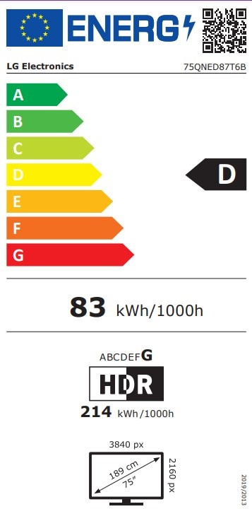 LG 75QNED87T6B (2024) - QNED TV