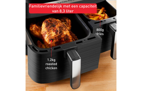 Tefal Easy Fry & Grill Dual EY905D 8.3L XXL - Hetelucht friteuse