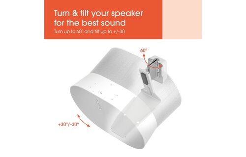 Vogel's SWM 4131 voor Sonos Era 300 Wit - Muurbeugel