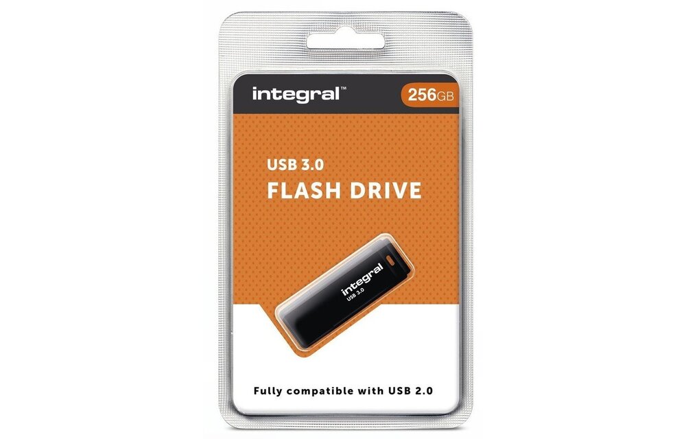 Integral Black USB 3.0 256GB - USB-stick