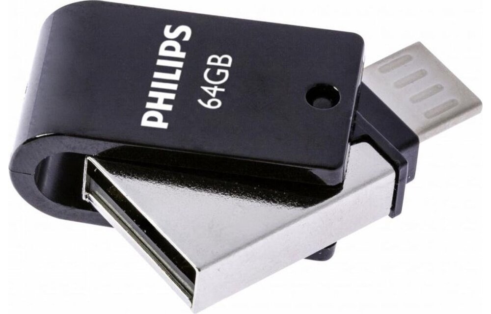 Philips FM64DA148B USB 2.0 64GB 2-in-1 - USB-stick