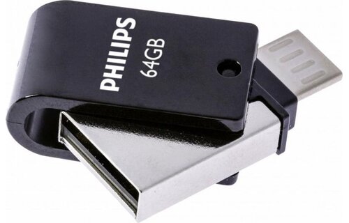 Philips FM64DA148B USB 2.0 64GB 2-in-1 - USB-stick