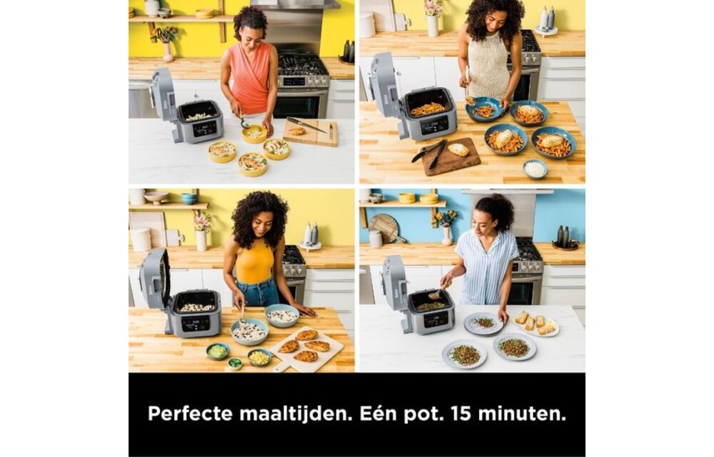 Ninja ON400EU Speedi Rapid Cooker en Airfryer - Hetelucht friteuse