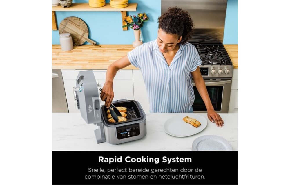 Ninja ON400EU Speedi Rapid Cooker en Airfryer - Hetelucht friteuse