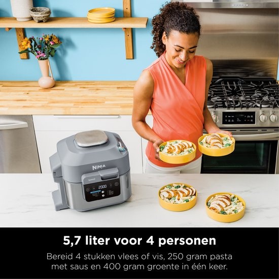 Ninja ON400EU Speedi Rapid Cooker en Airfryer - Hetelucht friteuse
