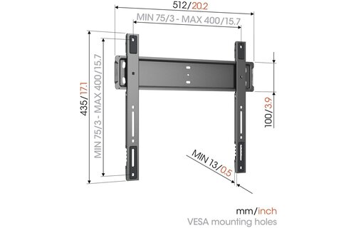 Vogel's TVM 5505 ELITE Fixed (32 - 77 inch) - TV muurbeugel