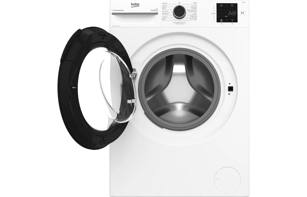 Beko BM1WFU3842W SteamCure - Wasmachine
