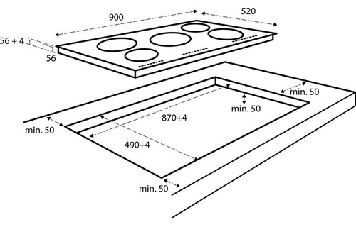 Inventum IKI9035 - Inductiekookplaat