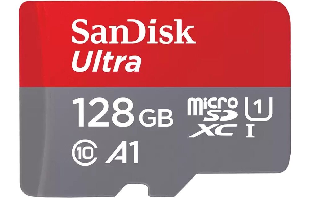 SanDisk Ultra microSDXC 128GB + SD-adapter - Geheugenkaart