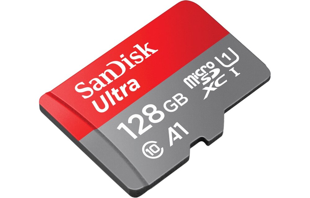 SanDisk Ultra microSDXC 128GB + SD-adapter - Geheugenkaart