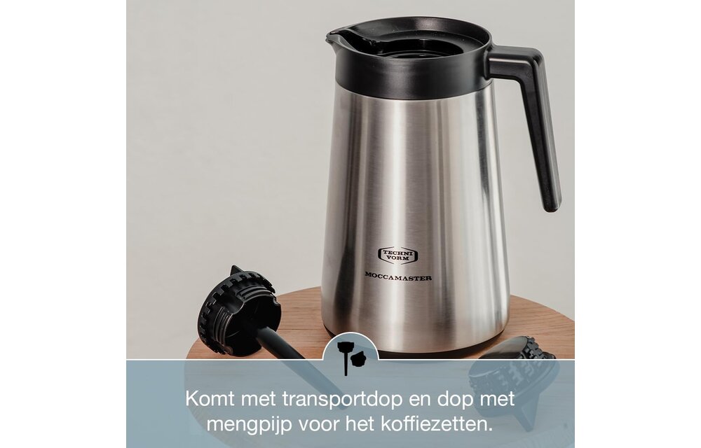 Moccamaster KBGT 741 Zwart - Koffiezetapparaat
