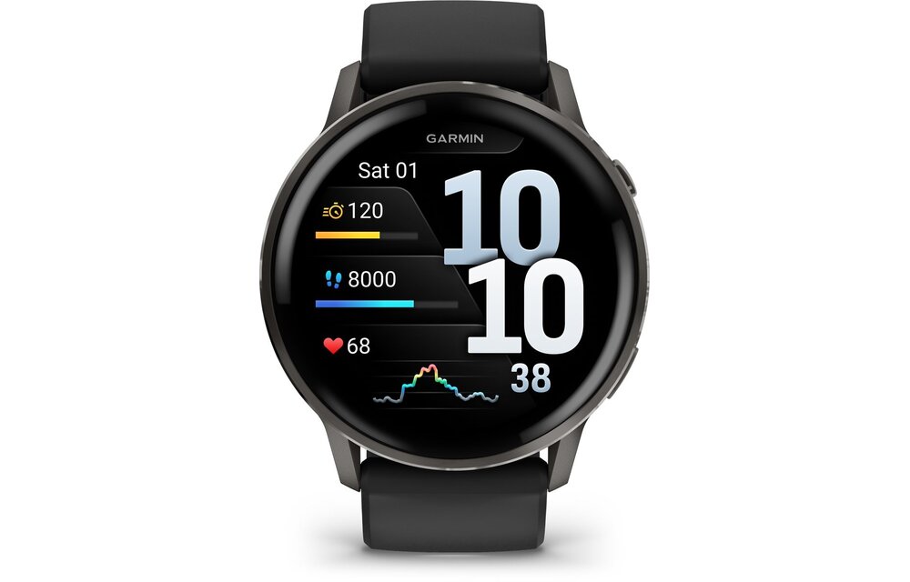 Garmin Venu 4 45mm Zwart - Smartwatch